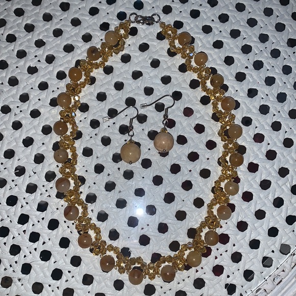 (3 for $30) Beaded Necklace & Earrings 💛 - Picture 6 of 7